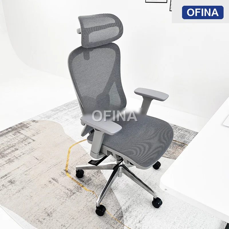 Ghế công thái học Ergonomic Alpha 01 Grey thumbnail 4