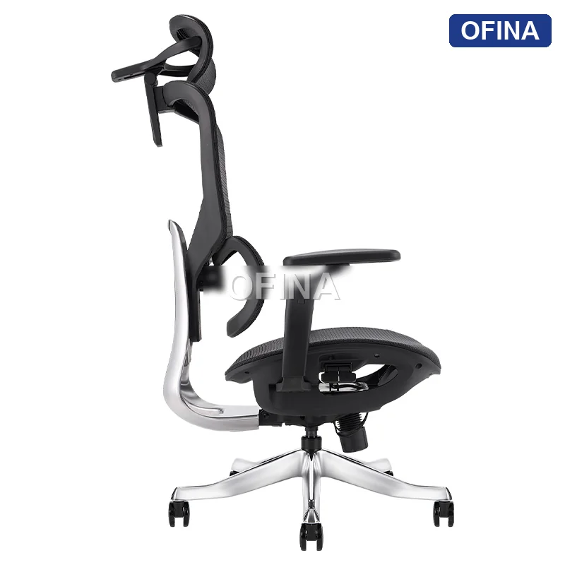 Ghế công thái học Ergonomic Alpha 05 Black (5D Armrest) thumbnail 2