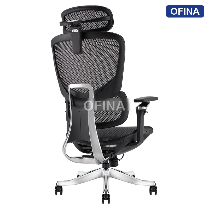 Ghế công thái học Ergonomic Alpha 05 Black (5D Armrest) thumbnail 3