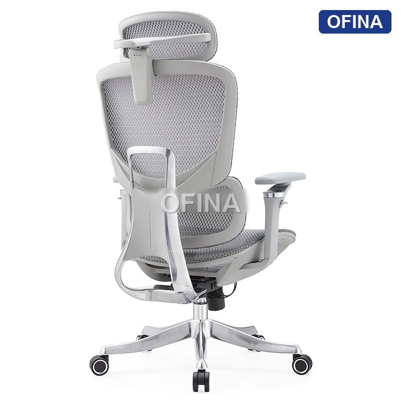 Ghế công thái học Ergonomic Alpha 05 Grey (5D Armrest) thumbnail 2