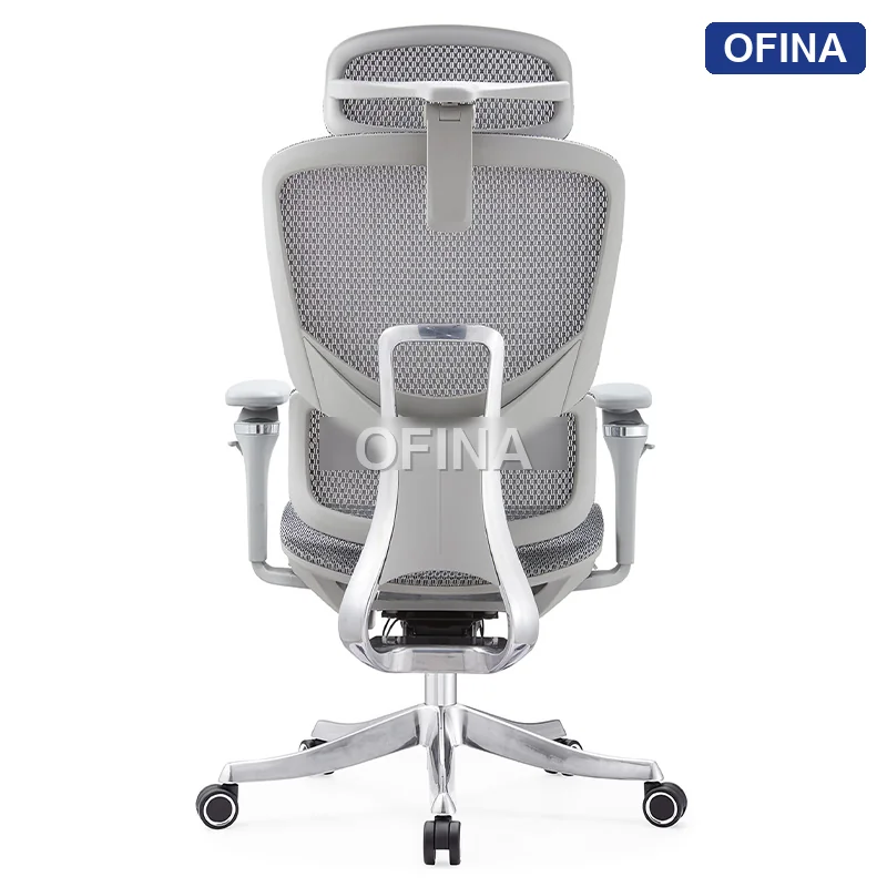 Ghế công thái học Ergonomic Alpha 05 Grey (5D Armrest) thumbnail 3