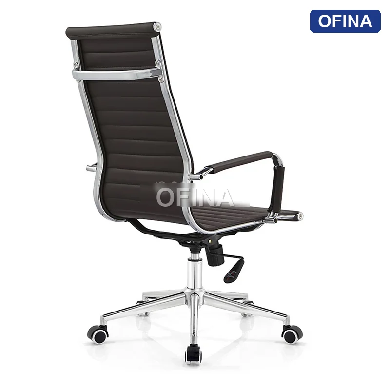 Ghế xoay văn phòng da Apollo AP02A-BL thumbnail 3