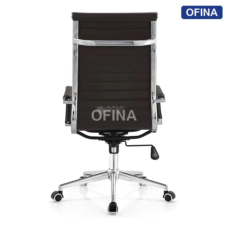 Ghế xoay văn phòng da Apollo AP02A-BL thumbnail 4