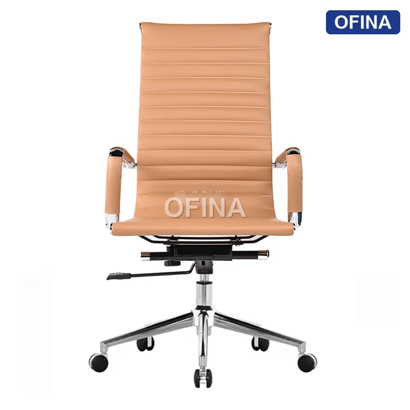 Ghế xoay văn phòng da Apollo AP02A-BN thumbnail 2