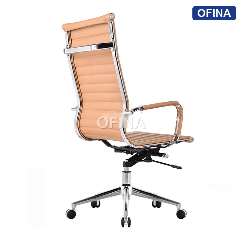 Ghế xoay văn phòng da Apollo AP02A-BN thumbnail 3