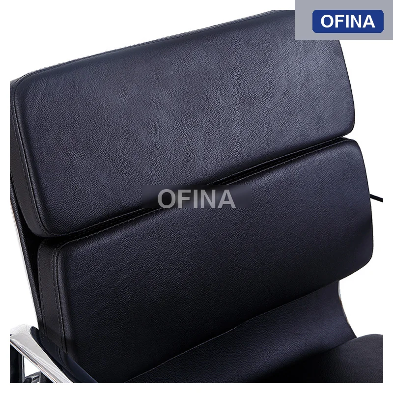 Ghế xoay văn phòng da Apollo AP05B-BL thumbnail 4