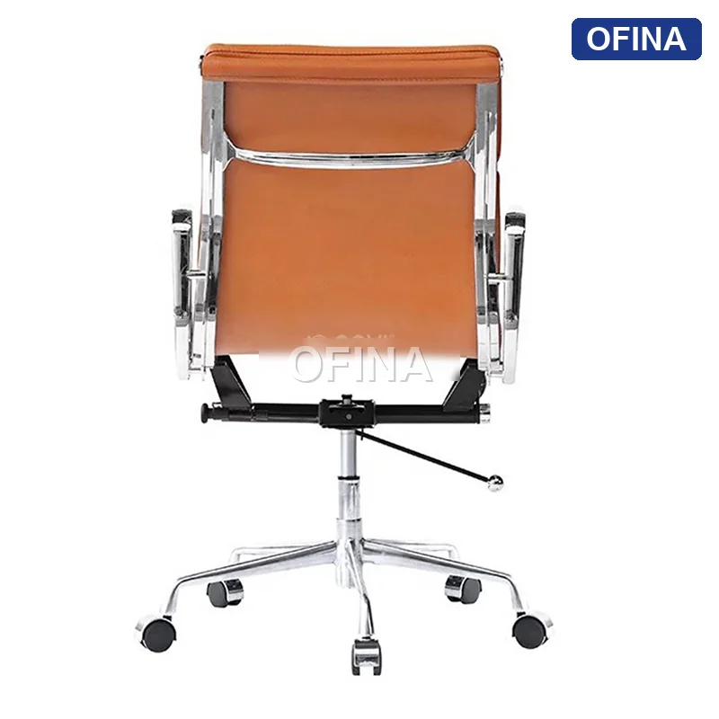 Ghế xoay văn phòng da Apollo AP05B-BN thumbnail 3