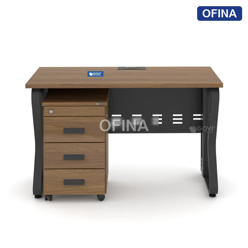 Bàn làm việc Atlas AT01-1206 khung đen thumbnail 2