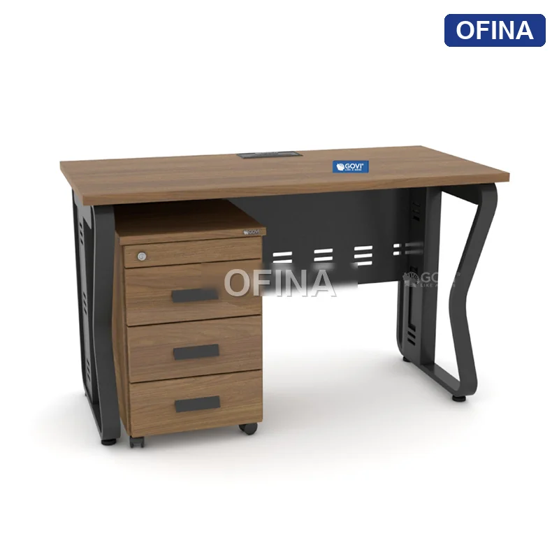 Bàn làm việc Atlas AT01-1206 khung đen thumbnail 3