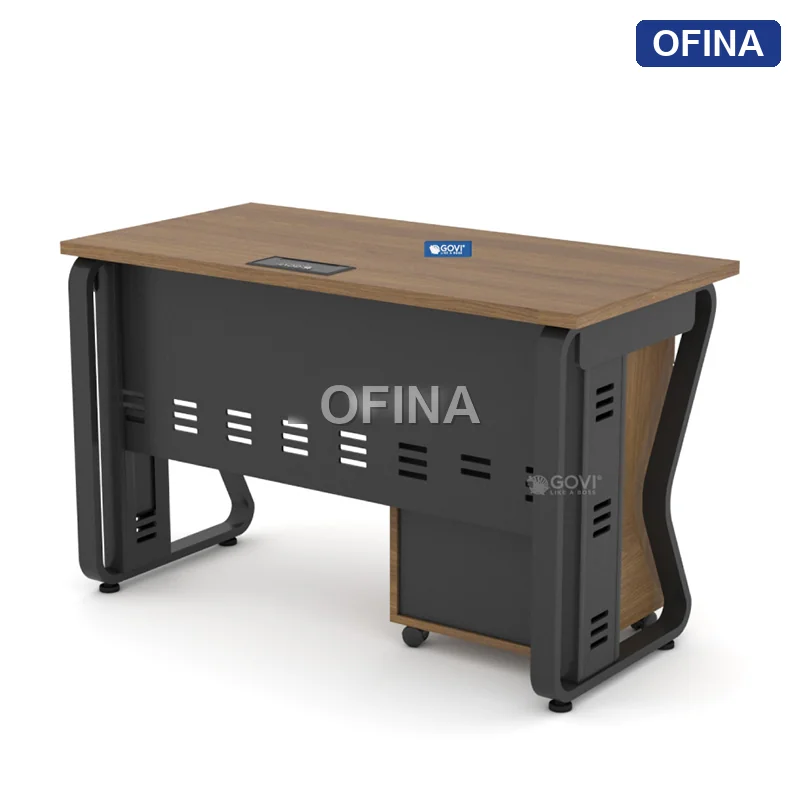 Bàn làm việc Atlas AT01-1206 khung đen thumbnail 5