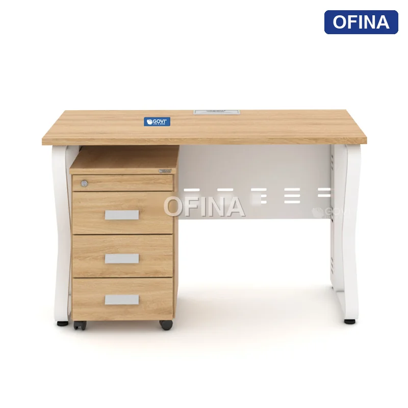 Bàn làm việc Atlas AT01-1206 khung trắng thumbnail 2