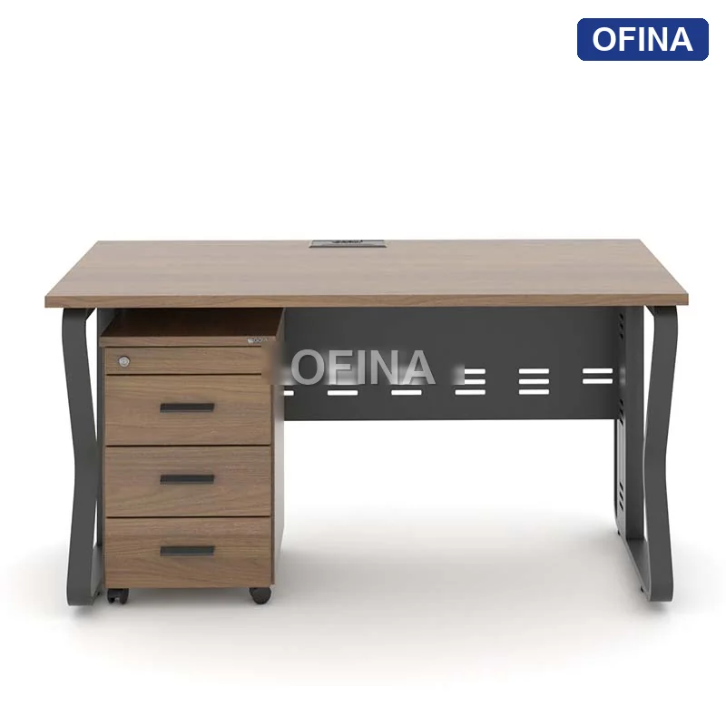 Bàn làm việc  Atlas AT01-1407 khung đen thumbnail 3