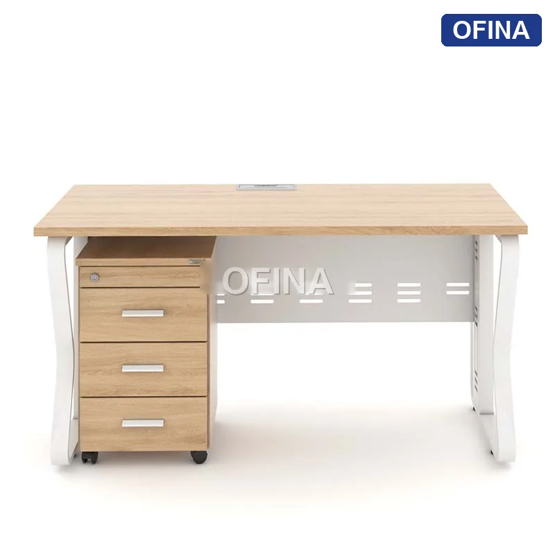 Bàn làm việc  Atlas AT01-1407 khung trắng