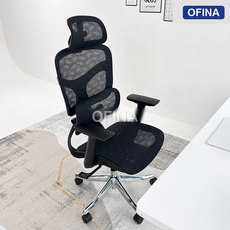 Ghế công thái học Ergonomic Alex 04 Black Full Mesh thumbnail 6