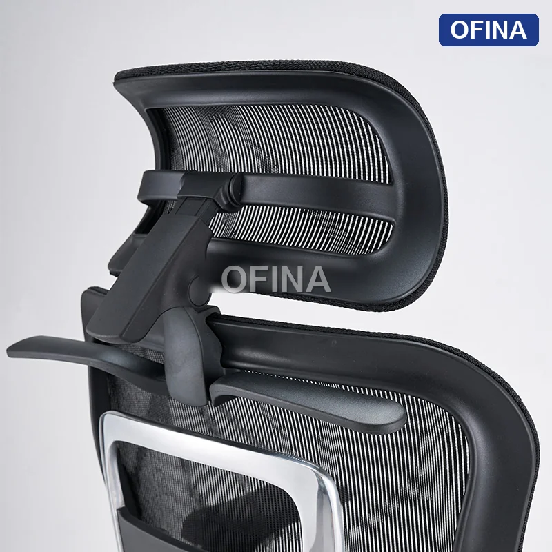 Ghế công thái học Ergonomic Alex 06 Black (Footrest) thumbnail 6