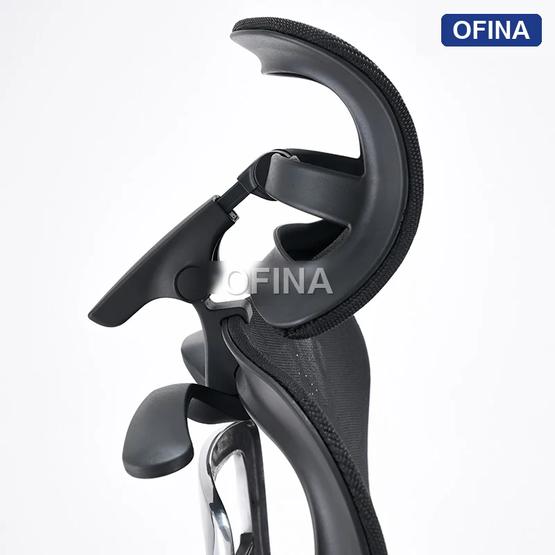 Ghế công thái học Ergonomic Alex 06 Black (Footrest) thumbnail 7