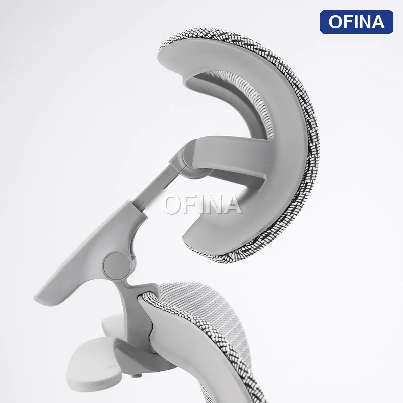 Ghế công thái học Ergonomic Alex 06 Grey (Footrest) thumbnail 6