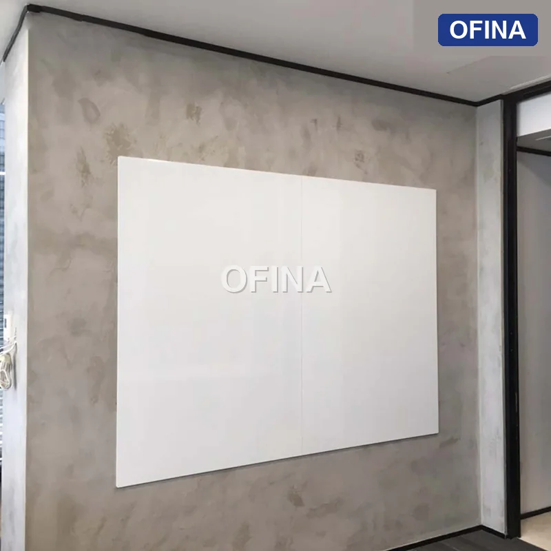 Bảng từ trắng không khung đơn bề mặt từ trắng Hàn Quốc