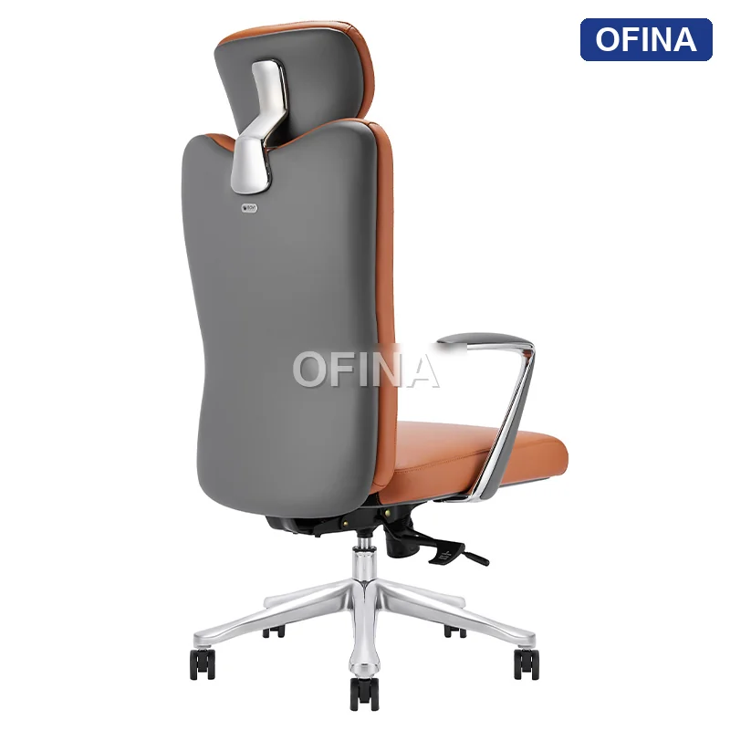 Ghế lãnh đạo da Ergonomic CAT CA01A-BN thumbnail 2