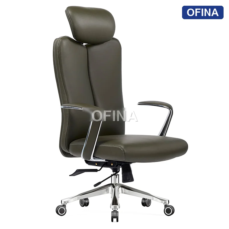 Ghế lãnh đạo da Ergonomic CAT CA01A-BN thumbnail 3