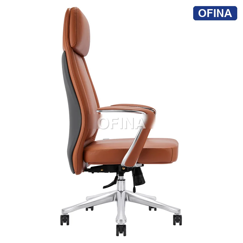 Ghế lãnh đạo da Ergonomic CAT CA02A-BN thumbnail 3