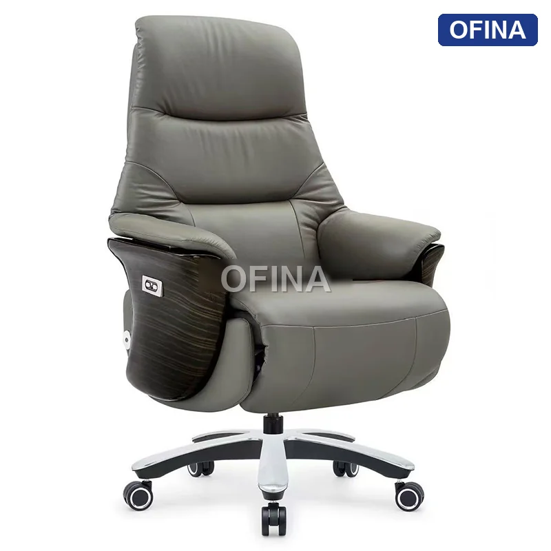 Ghế lãnh đạo massage da bò Commander CD02 thumbnail 4