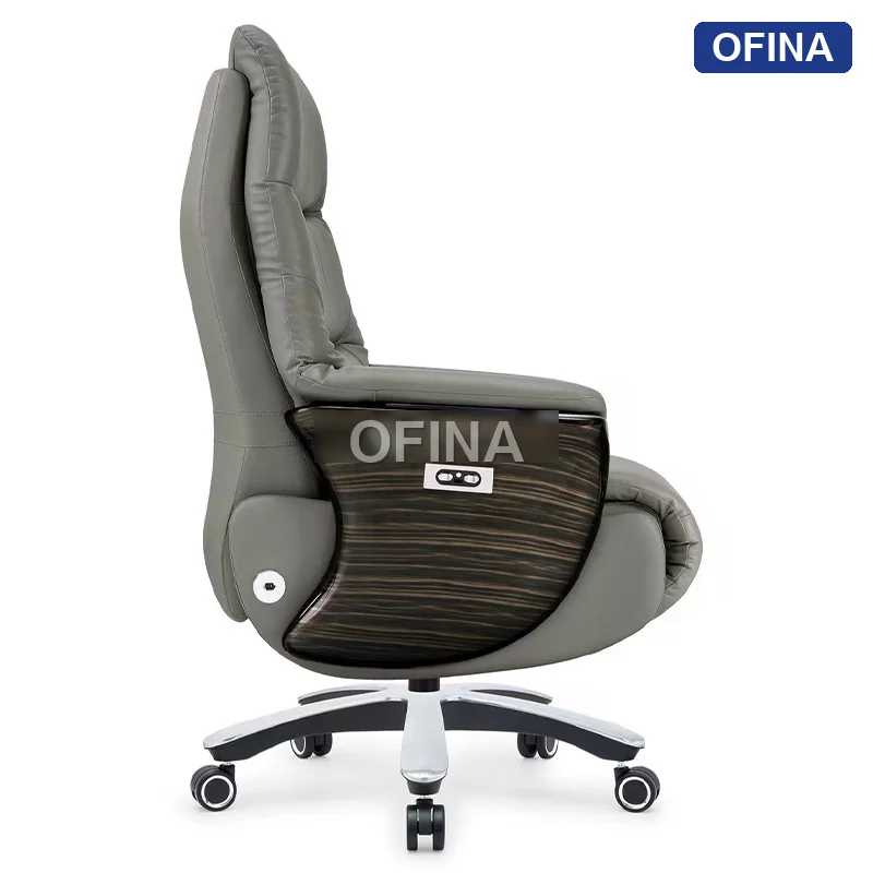 Ghế lãnh đạo massage da bò Commander CD02 thumbnail 5