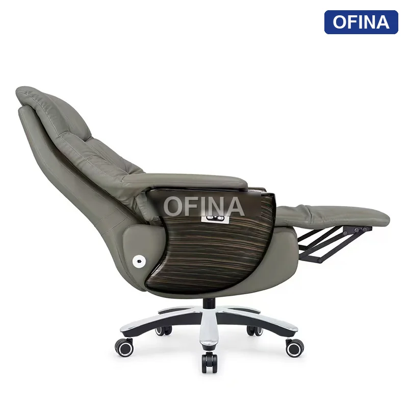 Ghế lãnh đạo massage da bò Commander CD02 thumbnail 6