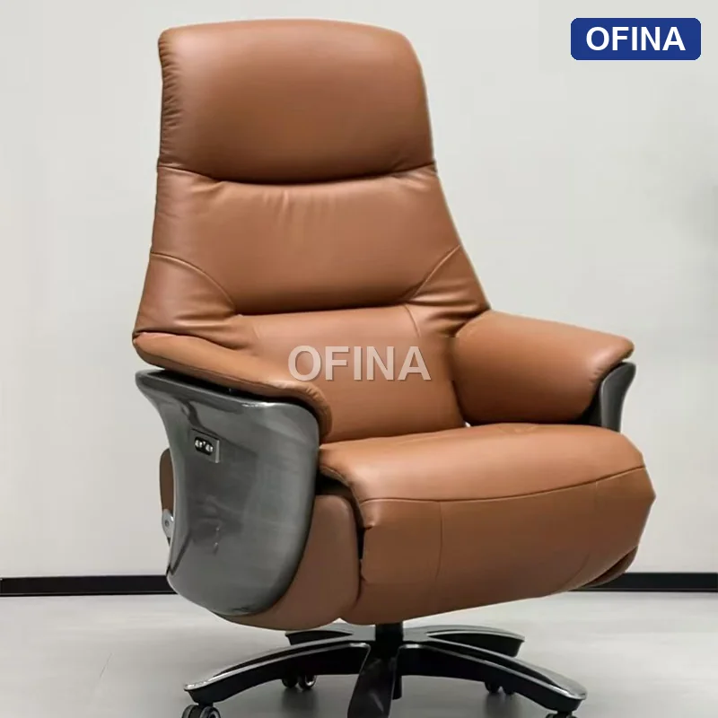 Ghế lãnh đạo massage da bò Commander CD02 thumbnail 7