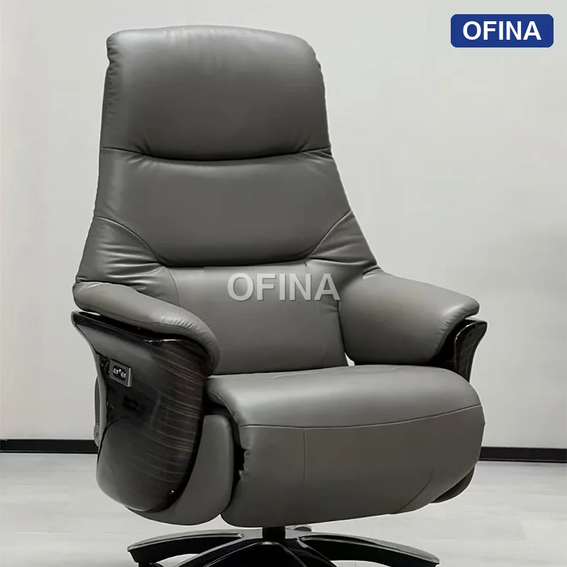 Ghế lãnh đạo massage da bò Commander CD02 thumbnail 10