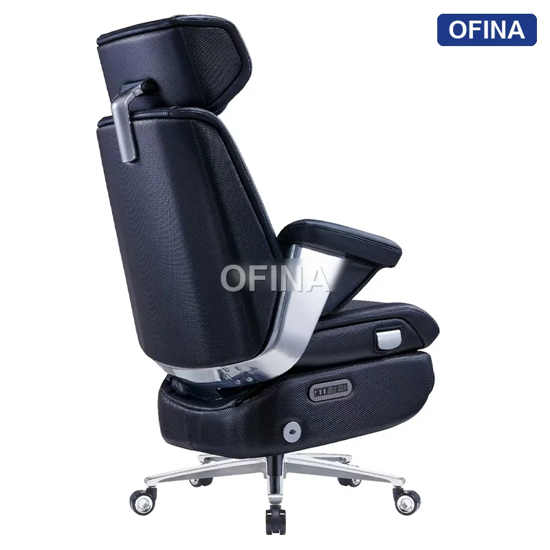 Ghế lãnh đạo da bò Commander Lux CDL01-BL thumbnail 2