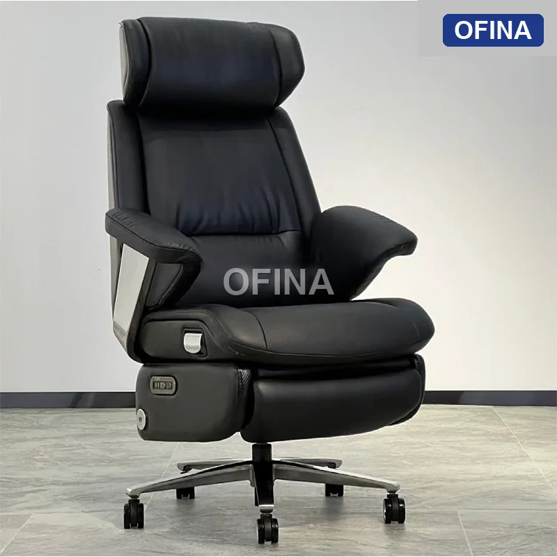 Ghế lãnh đạo da bò Commander Lux CDL01-BL thumbnail 5