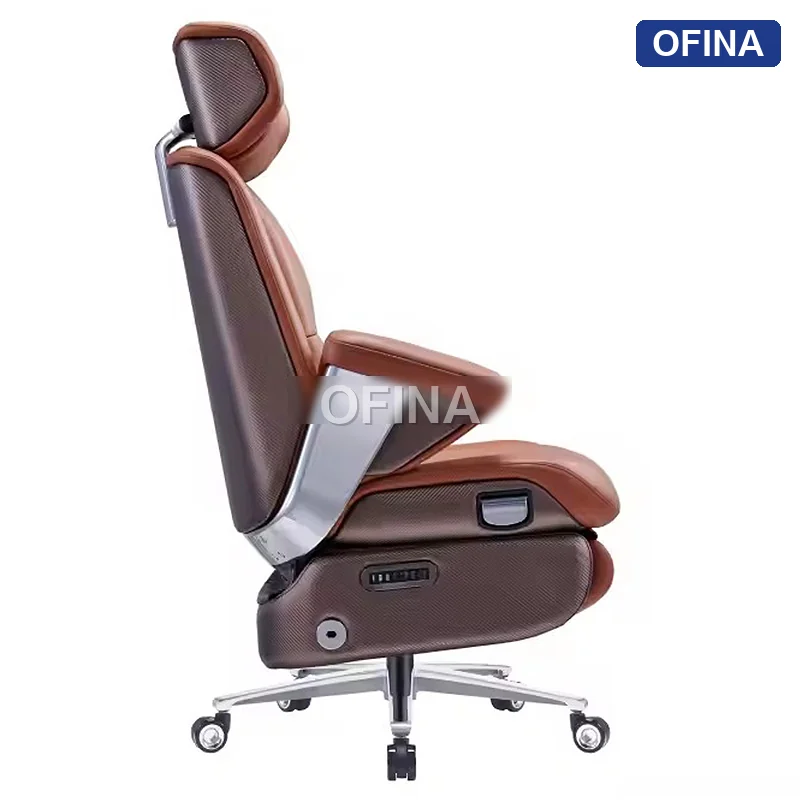 Ghế lãnh đạo da bò Commander Lux CDL01-BN thumbnail 3