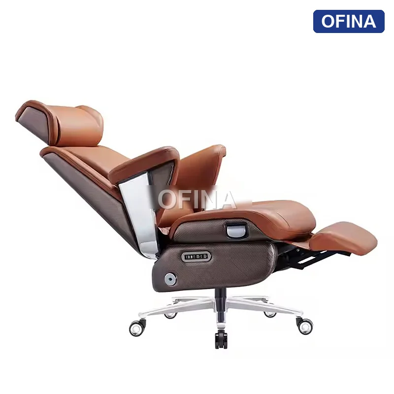 Ghế lãnh đạo da bò Commander Lux CDL01-BN thumbnail 4