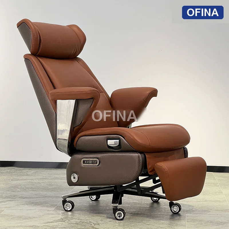 Ghế lãnh đạo da bò Commander Lux CDL01-BN thumbnail 7