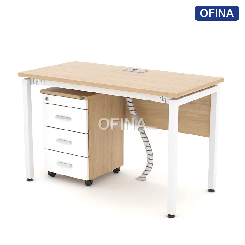 Bàn làm việc Eos EC01A khung trắng thumbnail 3