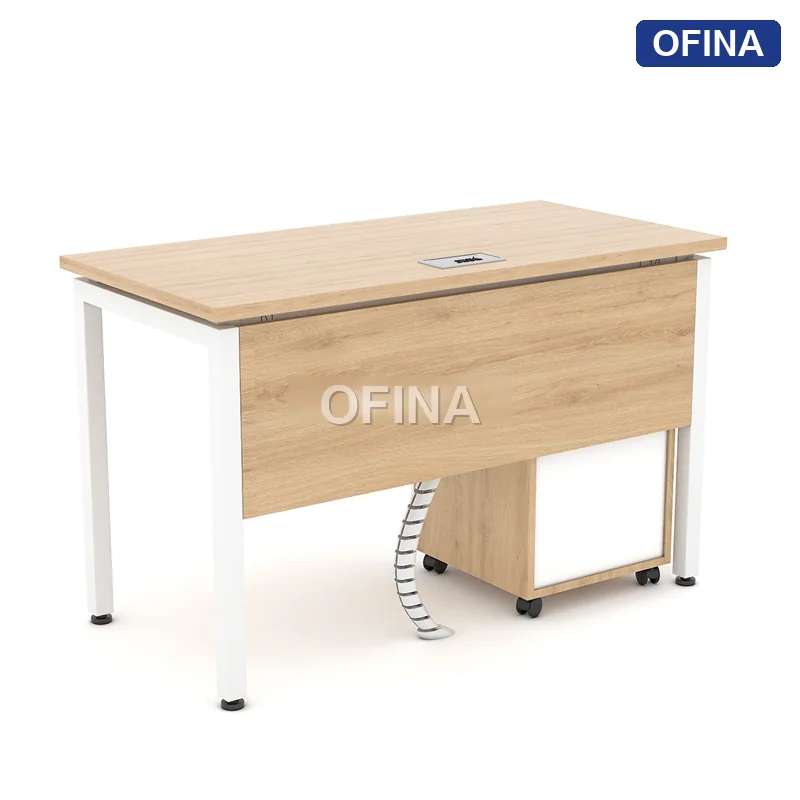 Bàn làm việc Eos EC01A khung trắng thumbnail 5