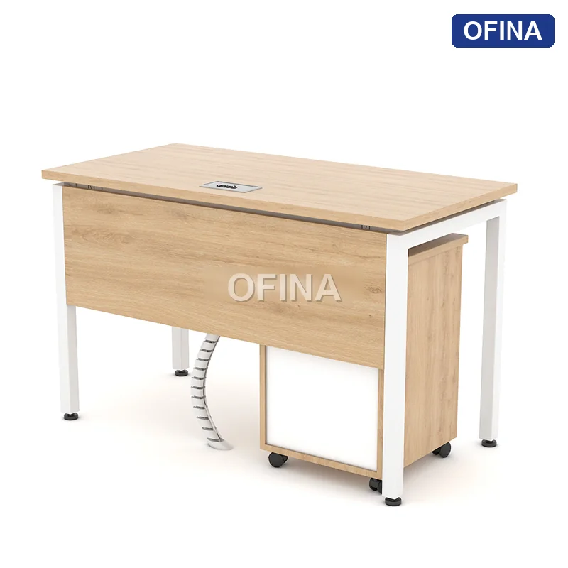 Bàn làm việc Eos EC01A khung trắng thumbnail 6