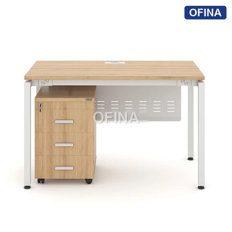 Bàn làm việc Eos EC01B khung trắng thumbnail 2