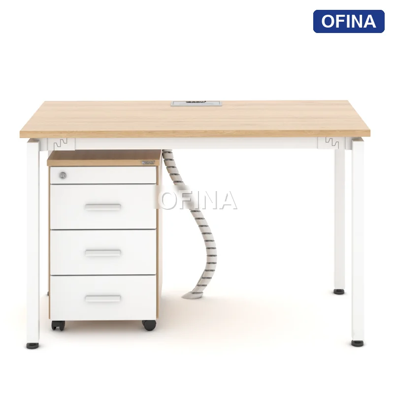 Bàn làm việc Eos EC01 khung trắng thumbnail 2