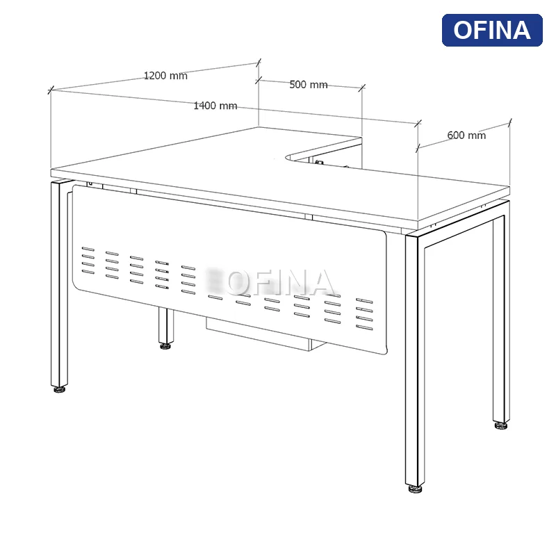 Bàn làm việc Eos EC06-1412 thumbnail 8