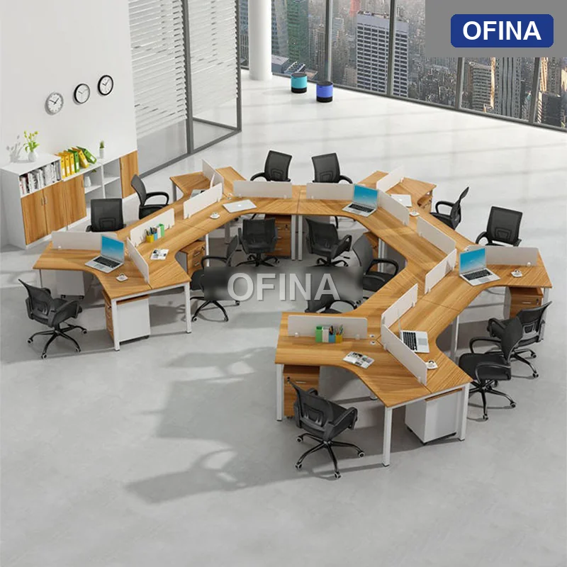 Cụm bàn làm việc 15 người Eos ECC02-15-1