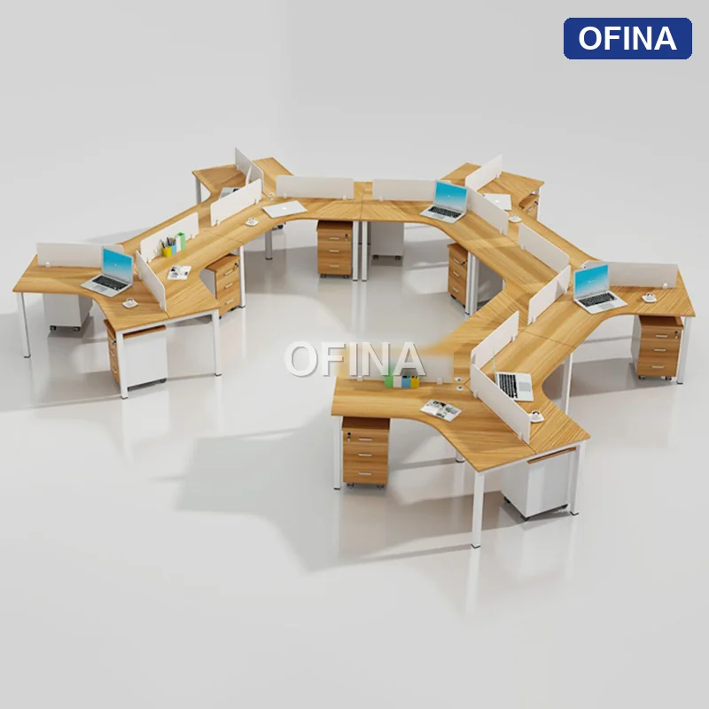 Cụm bàn làm việc 15 người Eos ECC02-15-1 thumbnail 2