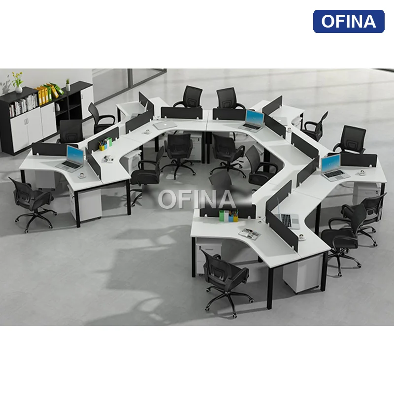 Cụm bàn làm việc 15 người Eos ECC02-15-1 thumbnail 3