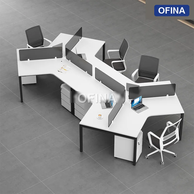 Cụm bàn làm việc 6 người Eos ECC02-4626