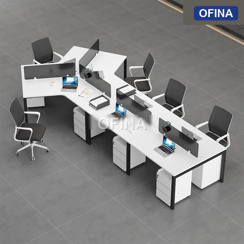 Cụm bàn làm việc 6+1 người Eos ECC02-4726 thumbnail 2