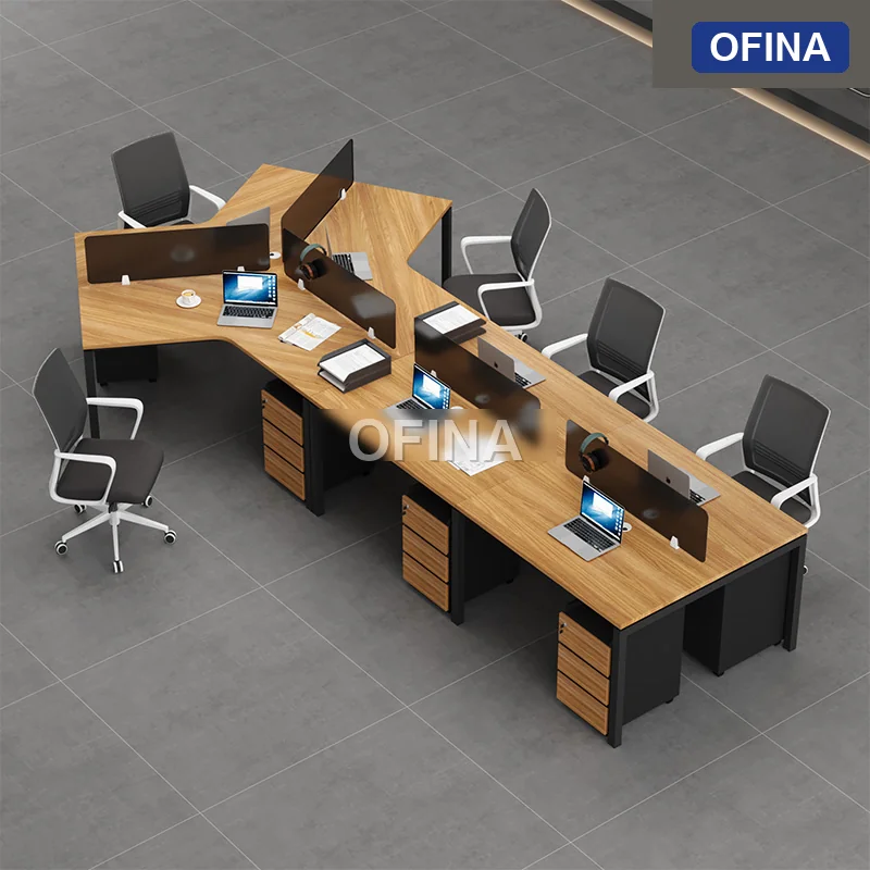 Cụm bàn làm việc 6+1 người Eos ECC02-4726 thumbnail 3