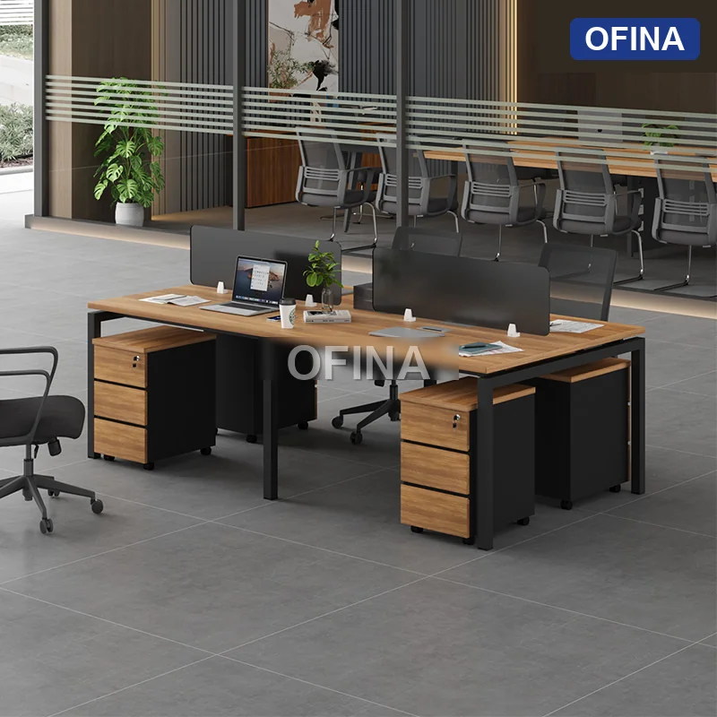 Cụm bàn làm việc 4 người Eos ECC05-2412 thumbnail 4