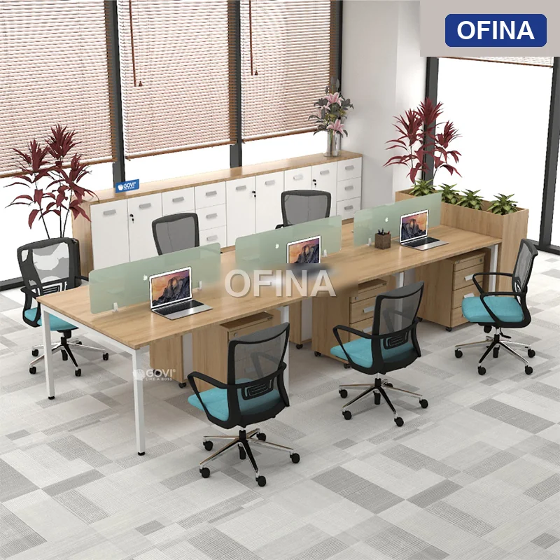 Cụm bàn làm việc 6 người Eos ECC05-3612 thumbnail 3