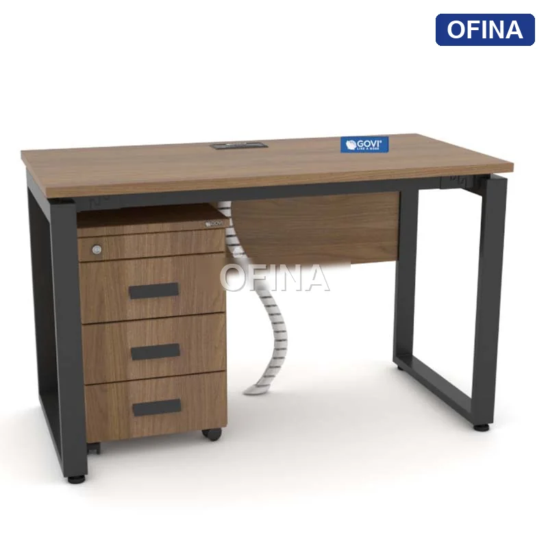 Bàn làm việc Eos EU01A khung đen thumbnail 4